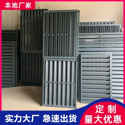 铝合金百叶窗空调外机罩细节图