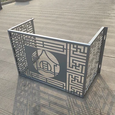 镂空雕花铝单板空调外机罩