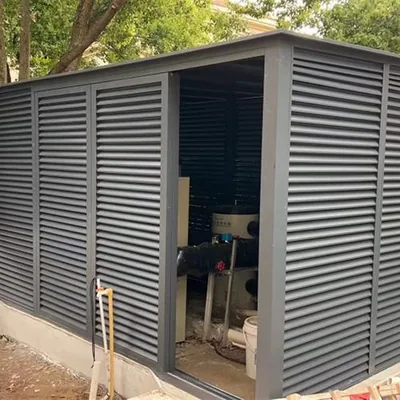 铝合金百叶窗工具房